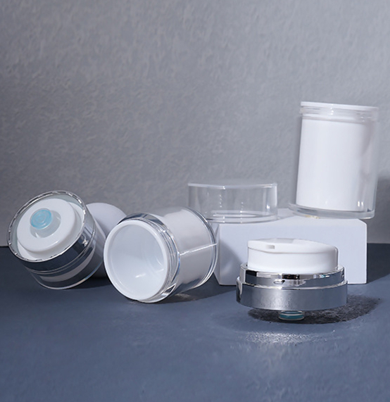 tarros privados de aire de la crema facial cosm&eacute;tica de 15g 30g 50g 