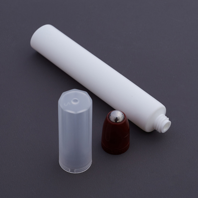 Aplicador de rodillo de masaje, tubo de embalaje de crema para ojos vac&iacute;o superior