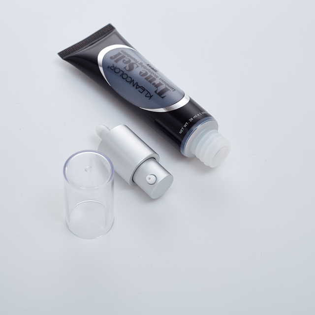 Tubo cosm&eacute;tico sin aire, imprimaci&oacute;n de crema solar, tubo suave de pl&aacute;stico con bomba