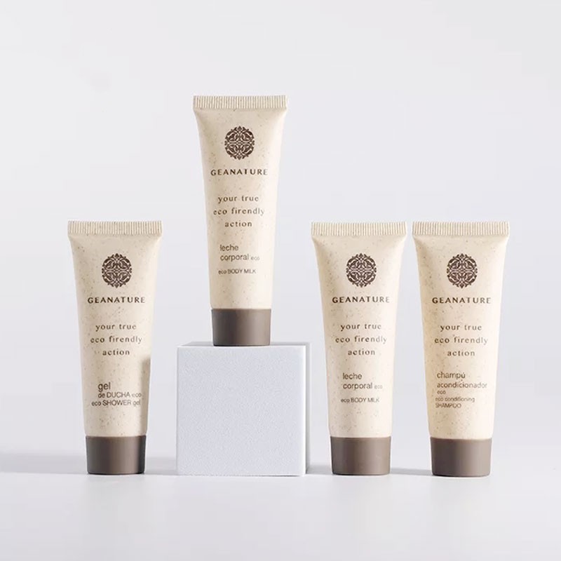 Envases cosméticos de material de paja de trigo