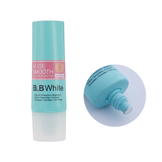 Tubo plástico suave del apretón de la crema de manos de la cara del protector solar vacío