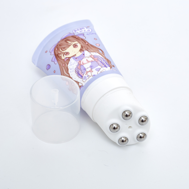 Aplicador de bola de rodillo de metal, loci&oacute;n corporal, tubo de pl&aacute;stico