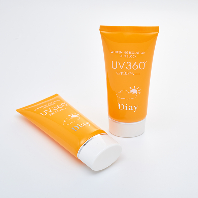 Tubo suave vacío del cuidado de la piel de la crema del BB de la crema solar cosmética del PE